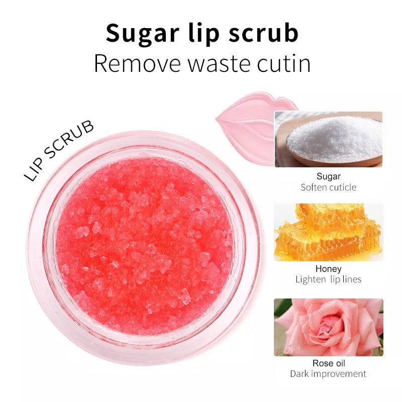 Private Label 2 in 1 Organic Lip Balm & Vengan Lip Mask Suger Lip Scrub - Shmily Beauty