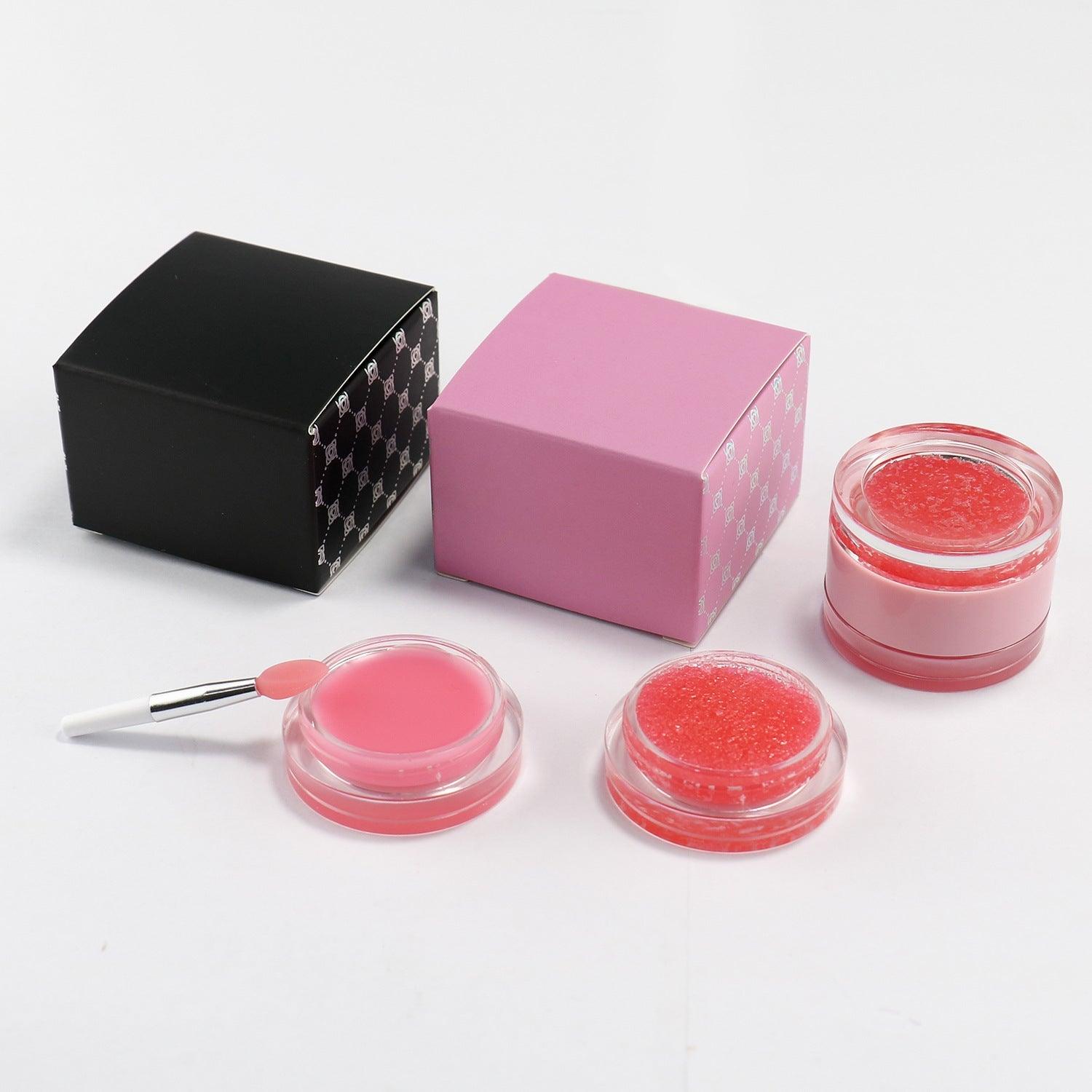 Private Label 2 in 1 Organic Lip Balm & Vengan Lip Mask Suger Lip Scrub - Shmily Beauty