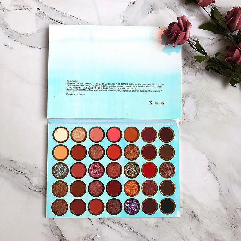 Private Label Custom 35 Colors Eyeshadow Palettes For Wholesales - Shmily Beauty