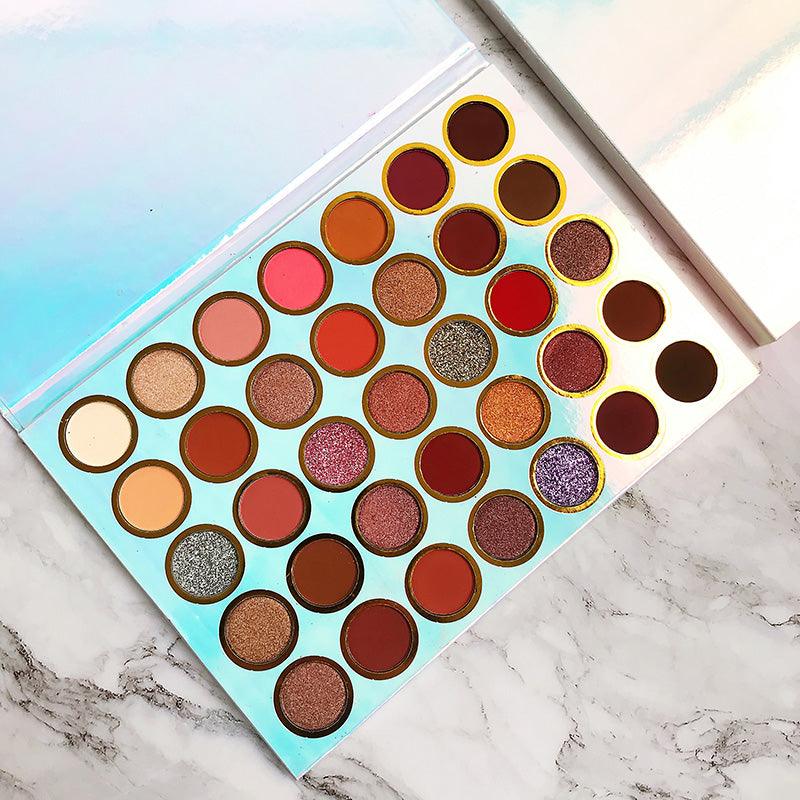 Private Label Custom 35 Colors Eyeshadow Palettes For Wholesales - Shmily Beauty