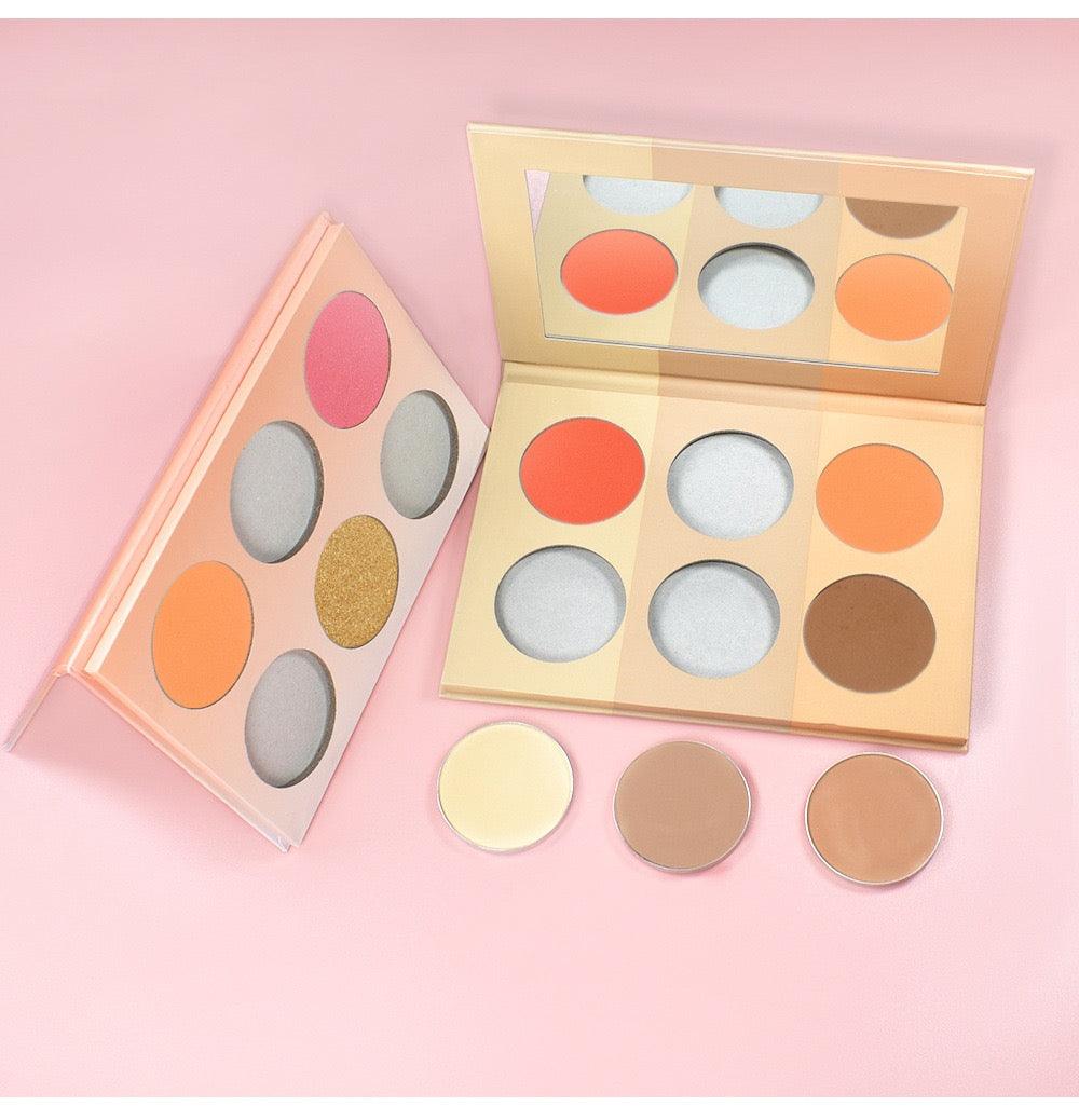 Private Label Face Contour Makeup DIY Bronzer Palette Custom Logo - Shmily Beauty
