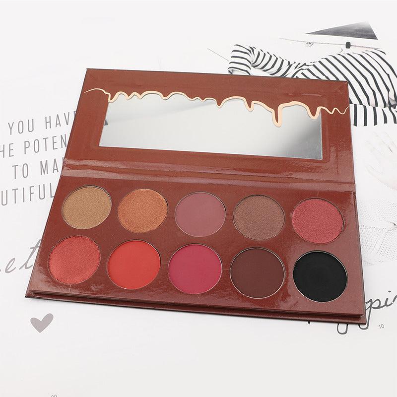 Professional 10 Colors Glitter Matte Color Vegan Eyeshadow Palettes - Shmily Beauty
