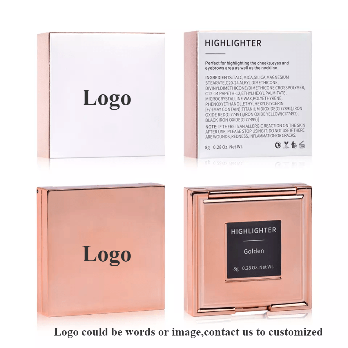 Shimmer Pigment Brighten Skin Highlighter Pressed Powder - Shmily Beauty