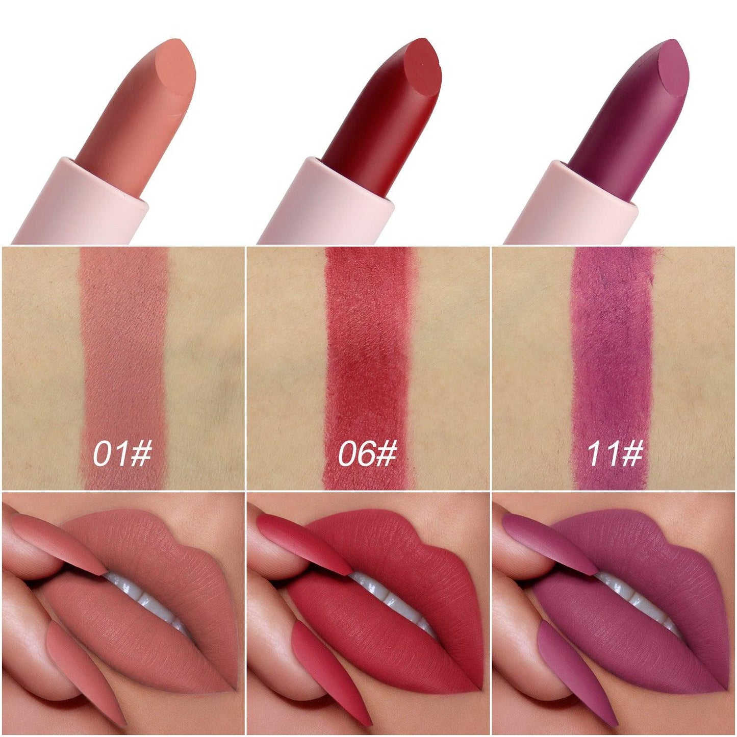 Unicorn Private Label Long Lasting Waterproof 14 Colors Matte Lipsticks - Shmily Beauty