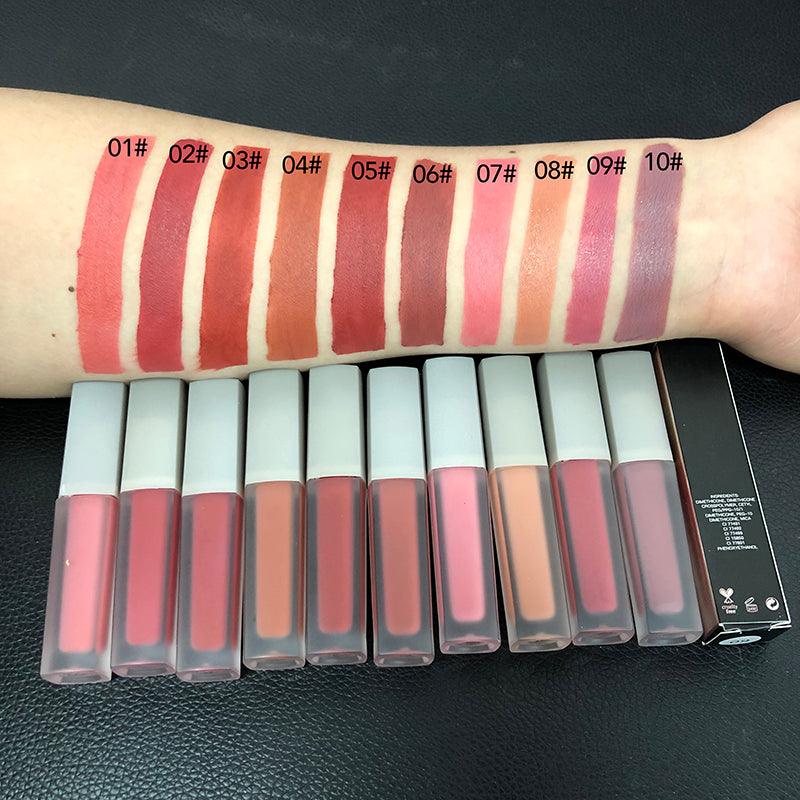 Vegan Cosmetics Private Label Waterproof Velvet Liquid Lipstick - Shmily Beauty