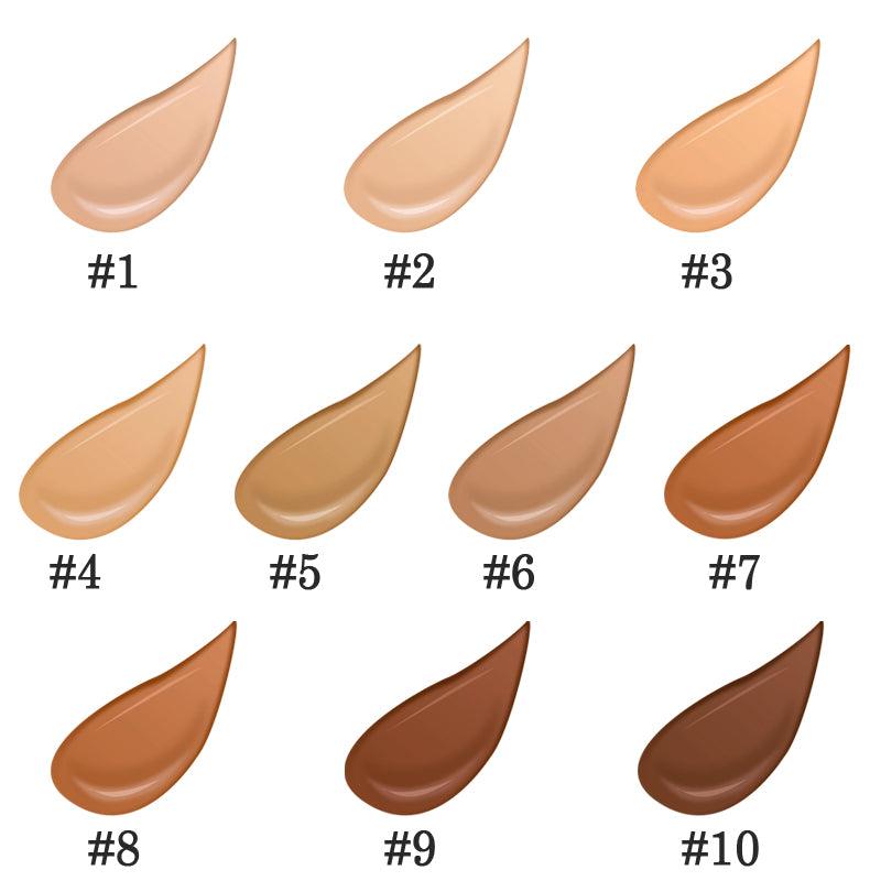 Vegan Full Coverage Liquid Foundation Private Label Waterproof Makeup - Shmily Beauty