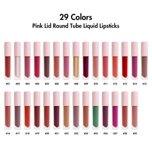 Vegan Makeup Velvet Liquid Lipstick Lip Gloss Matte Private Label - Shmily Beauty