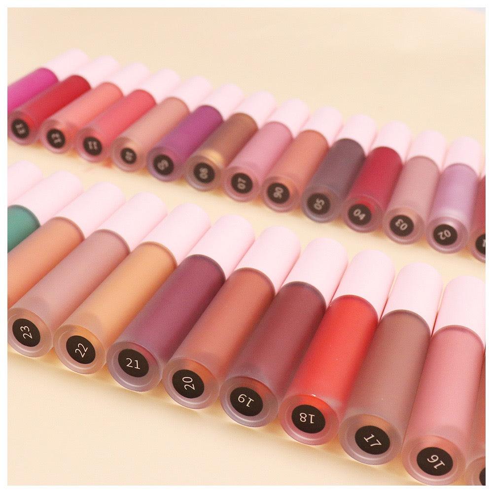 Vegan Makeup Velvet Liquid Lipstick Lip Gloss Matte Private Label - Shmily Beauty