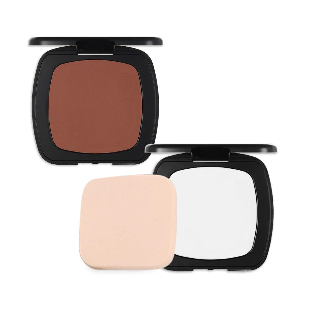 Waterproof Makeup Face powder Pigment Matte Compact Pressed Powder - Shmily Beauty