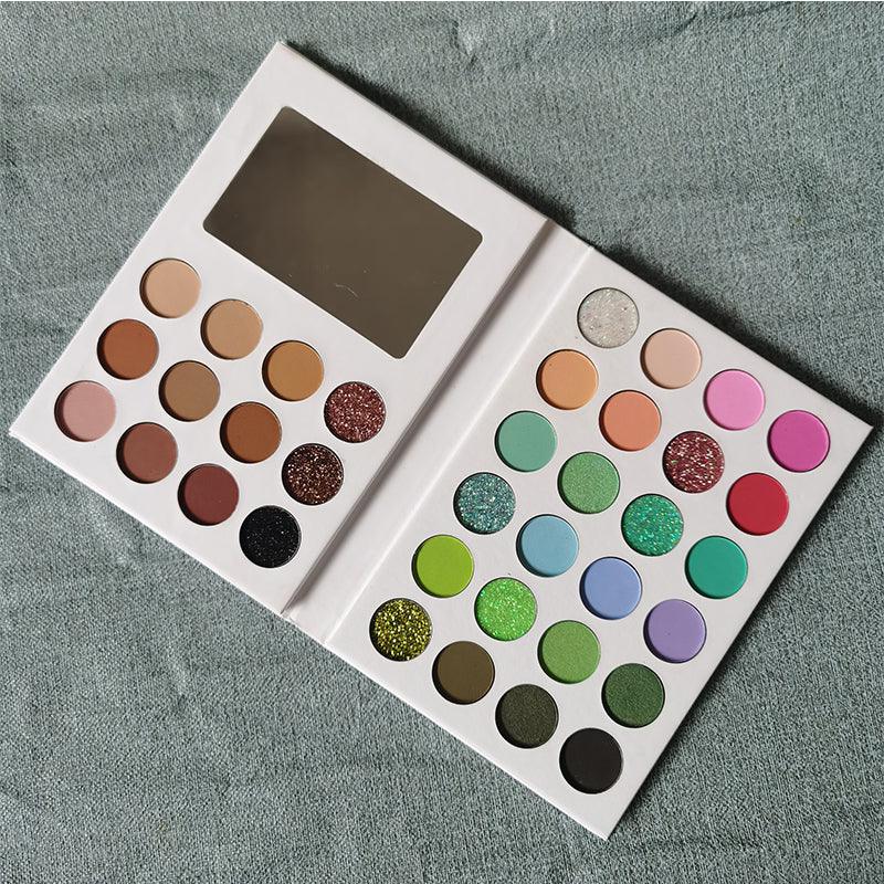 Wholesale 36 Color Two Pages Eyeshadow Palette Book - Shmily Beauty