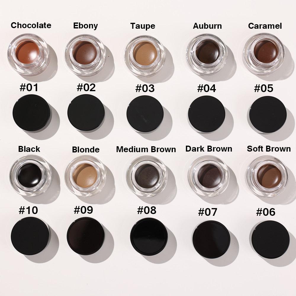 Wholesale Waterproof Private Label Eyebrow Gel Makeup Eyebrow Pomade - Shmily Beauty