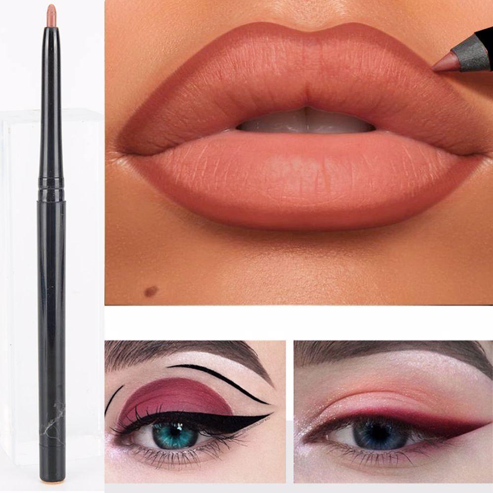 12 Color Retractable Lipliner Pencil Matte Vegan Waterproof Lip Liner - Shmily Beauty