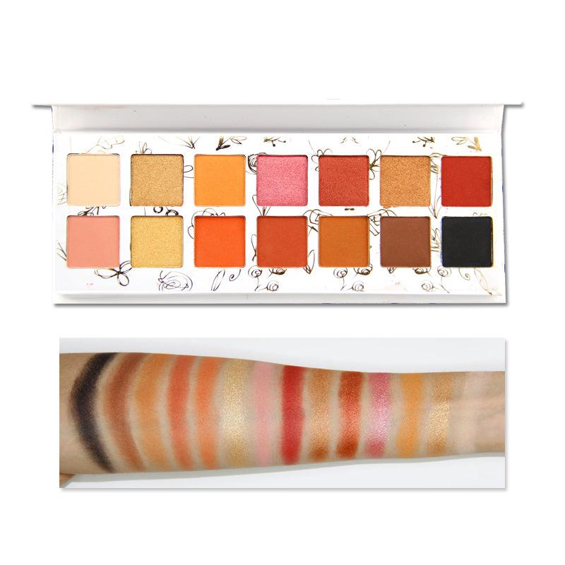 14 Colors High Pigmented Eyeshadow Plattes - Shmily Beauty