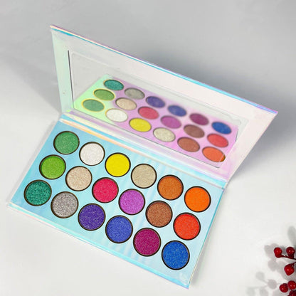 18 Colors Eyeshadow Private Label High Pigment Eyeshadow Palettes - Shmily Beauty