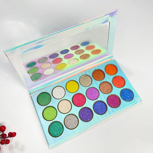 18 Colors Eyeshadow Private Label High Pigment Eyeshadow Palettes - Shmily Beauty