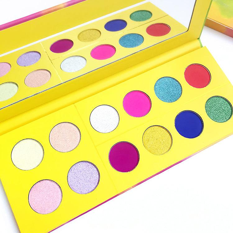 2022 New Trending Private Label 12 Colors Fruit Eyeshadow Palette with Fruit Flavor - Shmily Beauty
