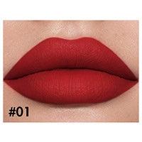 5 Colors Matte Red Square Tube Lipsticks - Shmily Beauty