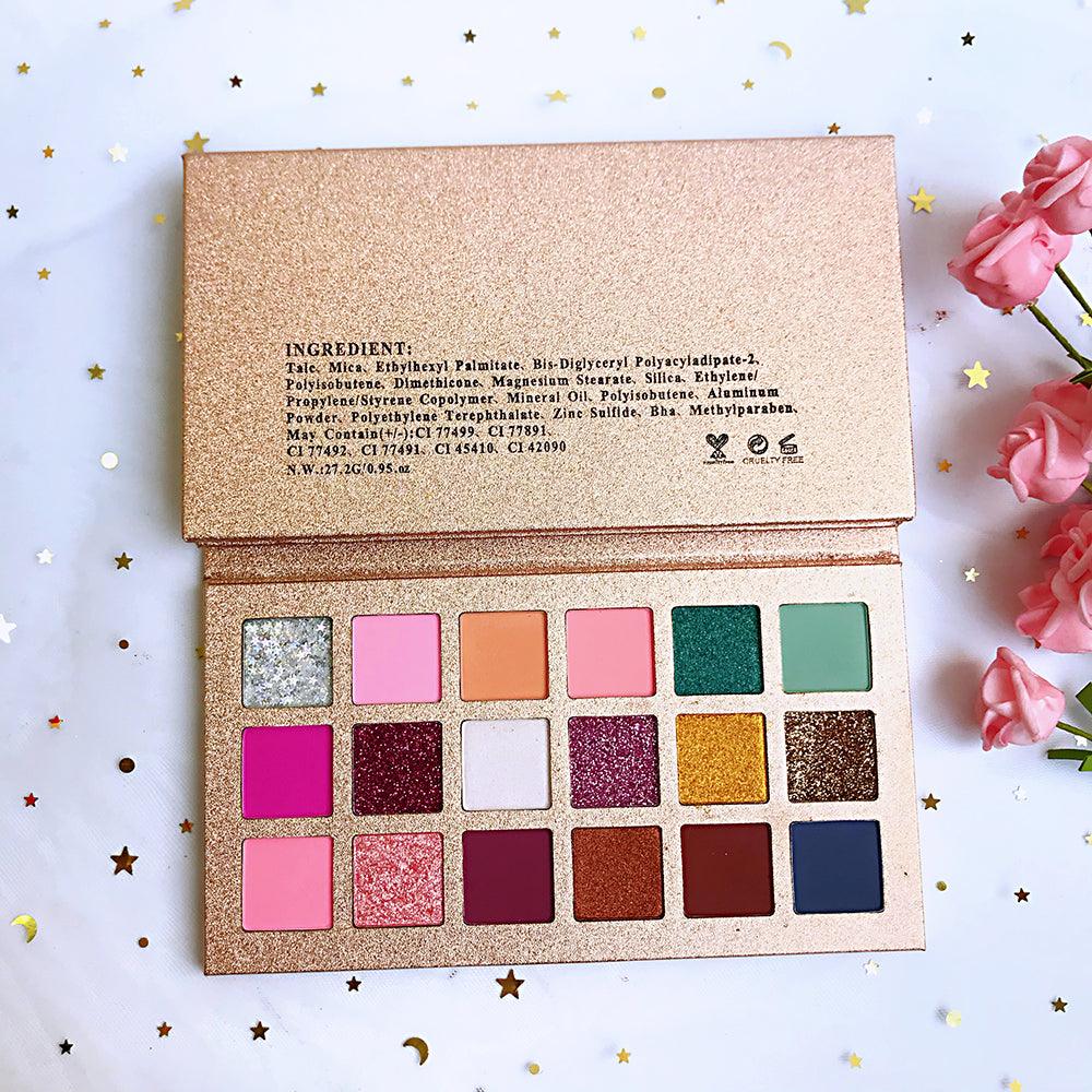 Custom Wholesale Eyeshadow Private Label High Pigment Eyeshadow Palettes - Shmily Beauty