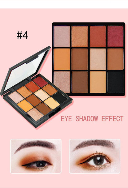 Customized private label high pigmented 12 Colors eye shadow Wholesale DIY Eyeshadow Palette - Shmily Beauty