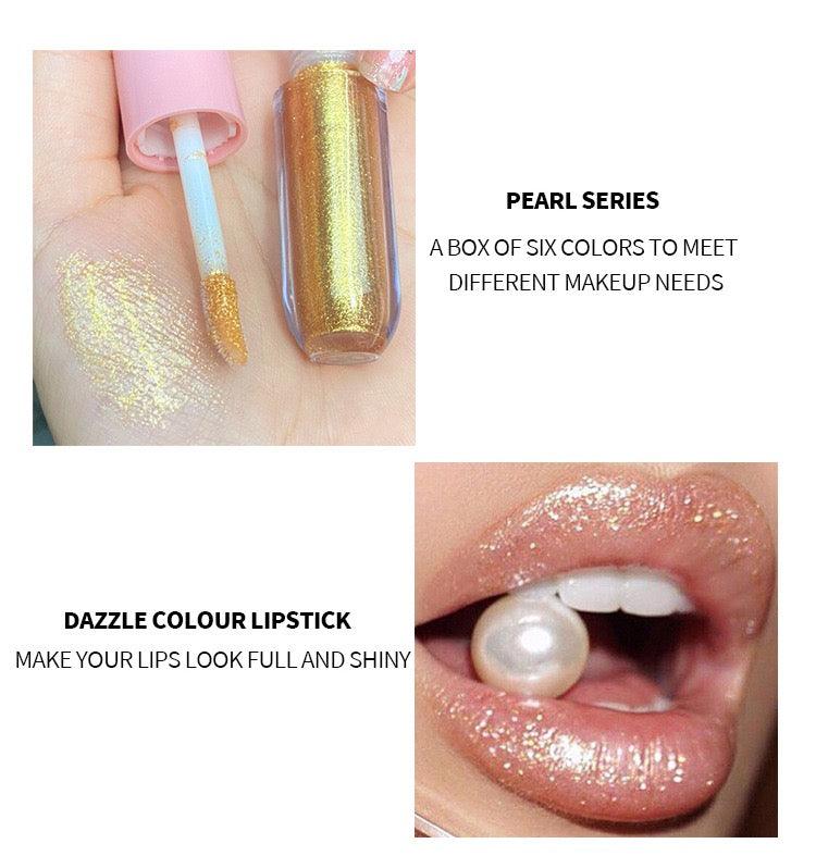 Glitter 6 In 1 Liquid Lipstick Sets Private Label Liquid Lipstick Sets - Shmily Beauty