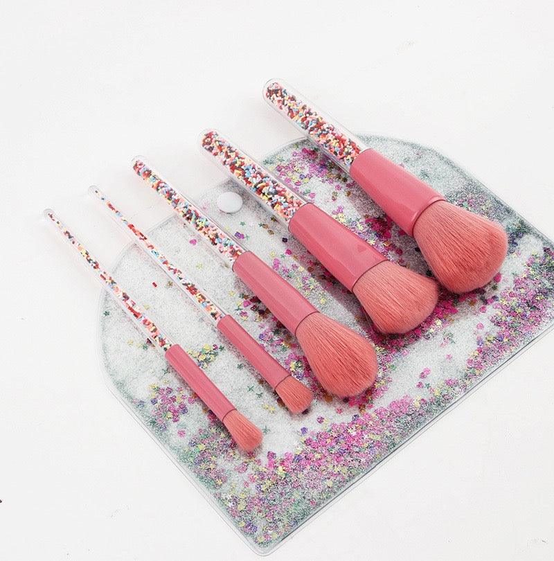 Makeup Brushes Set 5pcs Cosmetic Brush Set For Girls Makeup Tools - Shmily Beauty