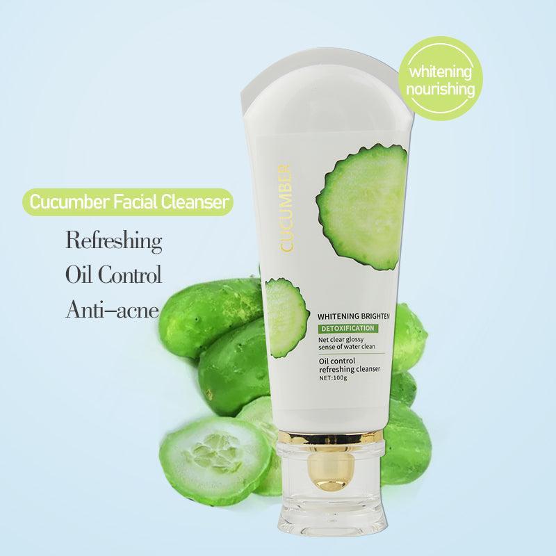 Moisturizing Foaming Deep Cleansing Anti Acne Brightening Whitening Vitamin C Face Wash Cleanser - Shmily Beauty