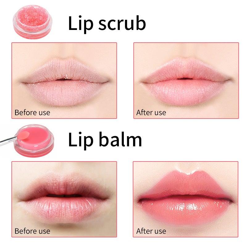 Private Label 2 in 1 Organic Lip Balm & Vengan Lip Mask Suger Lip Scrub - Shmily Beauty