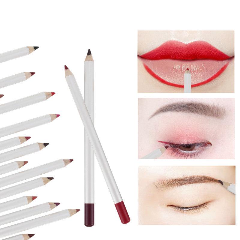 Private Label 3 In 1 Eyeliner lip Liner Eyebrow Pencil Eye Liner - Shmily Beauty