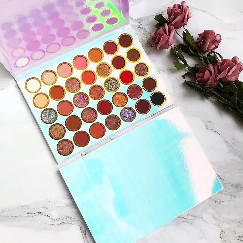 Private Label Custom 35 Colors Eyeshadow Palettes For Wholesales - Shmily Beauty