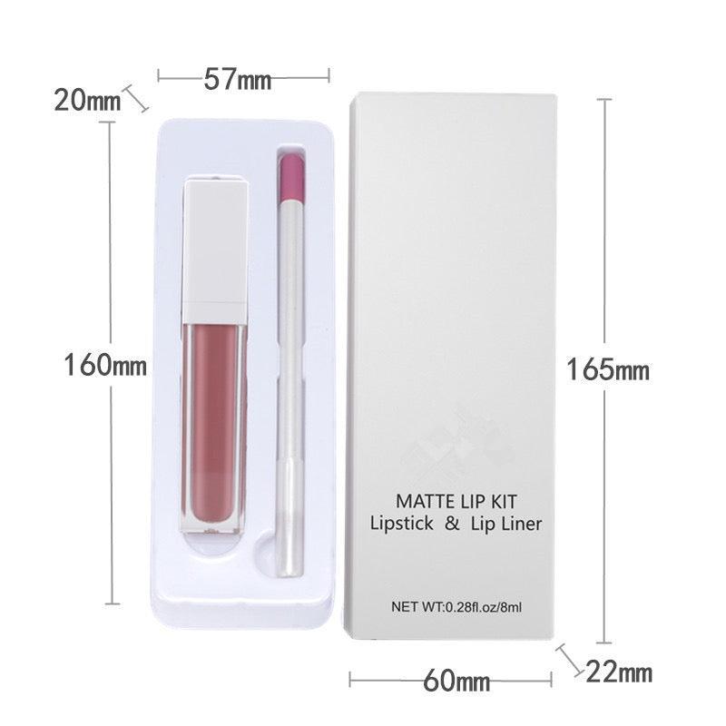 Private Label Matte Liquid Lipstick With Lip Liner Kit Wholesale Price - Shmily Beauty