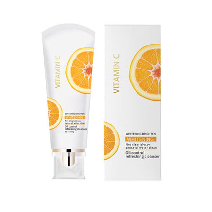 Private Label Skin Care Face Cleanser Citrus VC Cleanser Acne Moisturizing Foam Facial Cleanser - Shmily Beauty