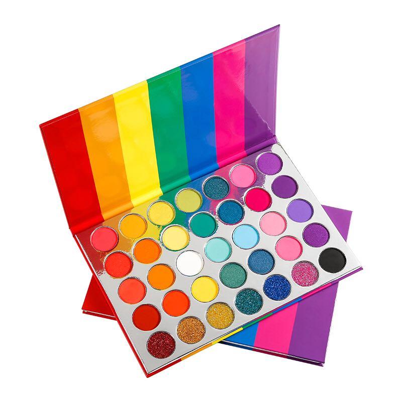 Wholesale 35 Colors Custom Beauty Glitter Matte Eye shadow Private Label High Pigment Eyeshadow Palette - Shmily Beauty