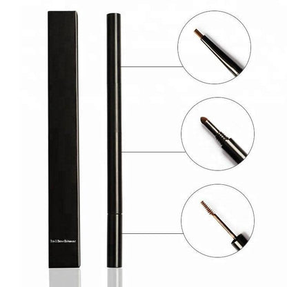 Wholesale Eye Brow Private Label 3 In 1 Tint Waterproof Brown Eyebrows Pencil - Shmily Beauty
